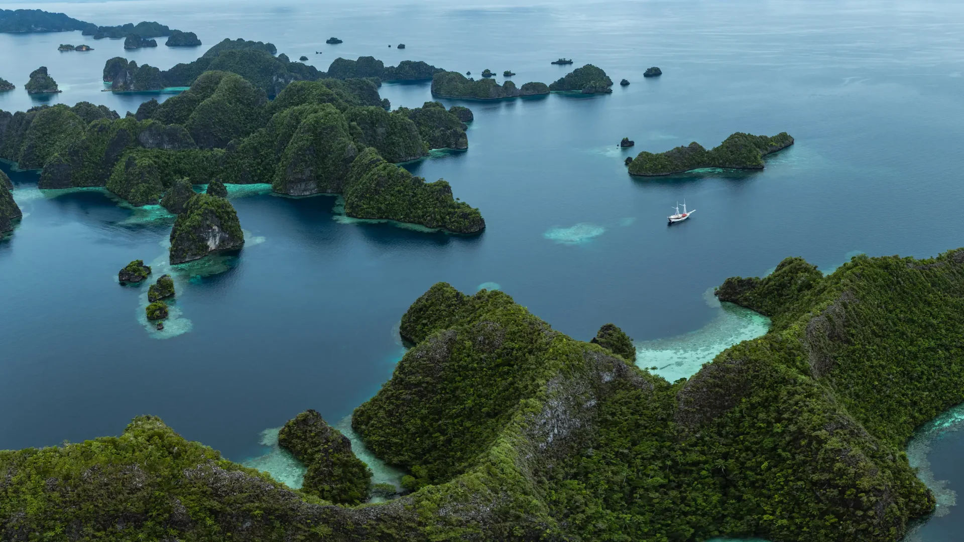 Jakare deck on private yacht in Komodo National Park