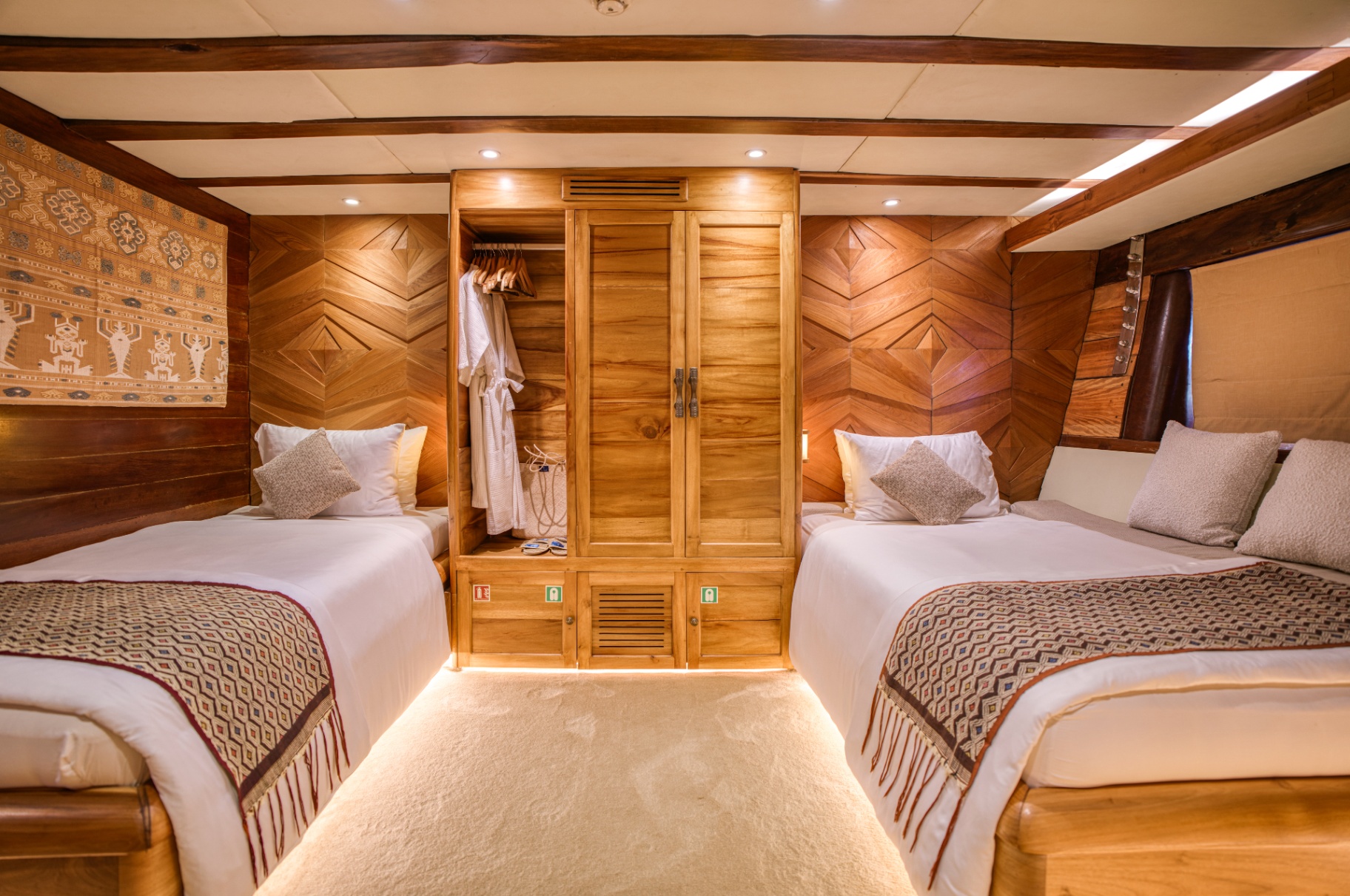 Lamima deck on private yacht in Komodo National Park