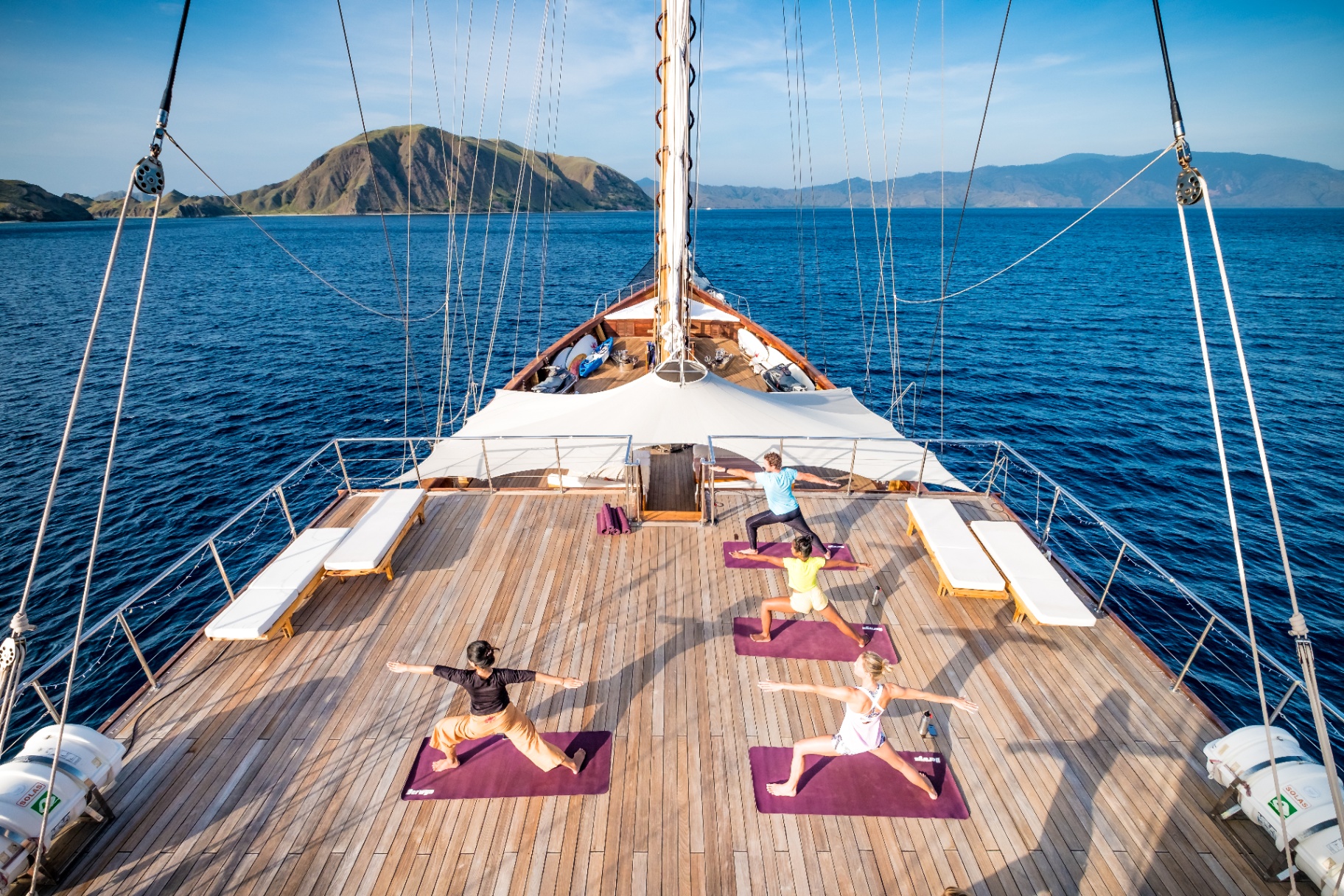 Lamima yacht at Manta Point Komodo