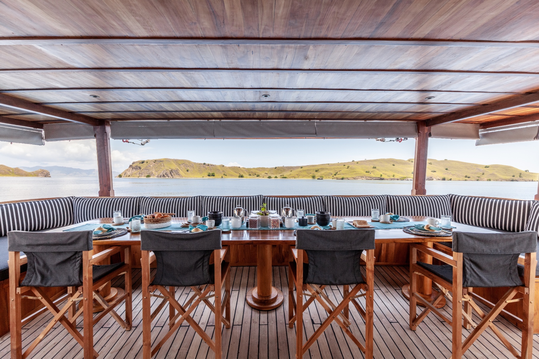 Rebel yacht at Manta Point Komodo