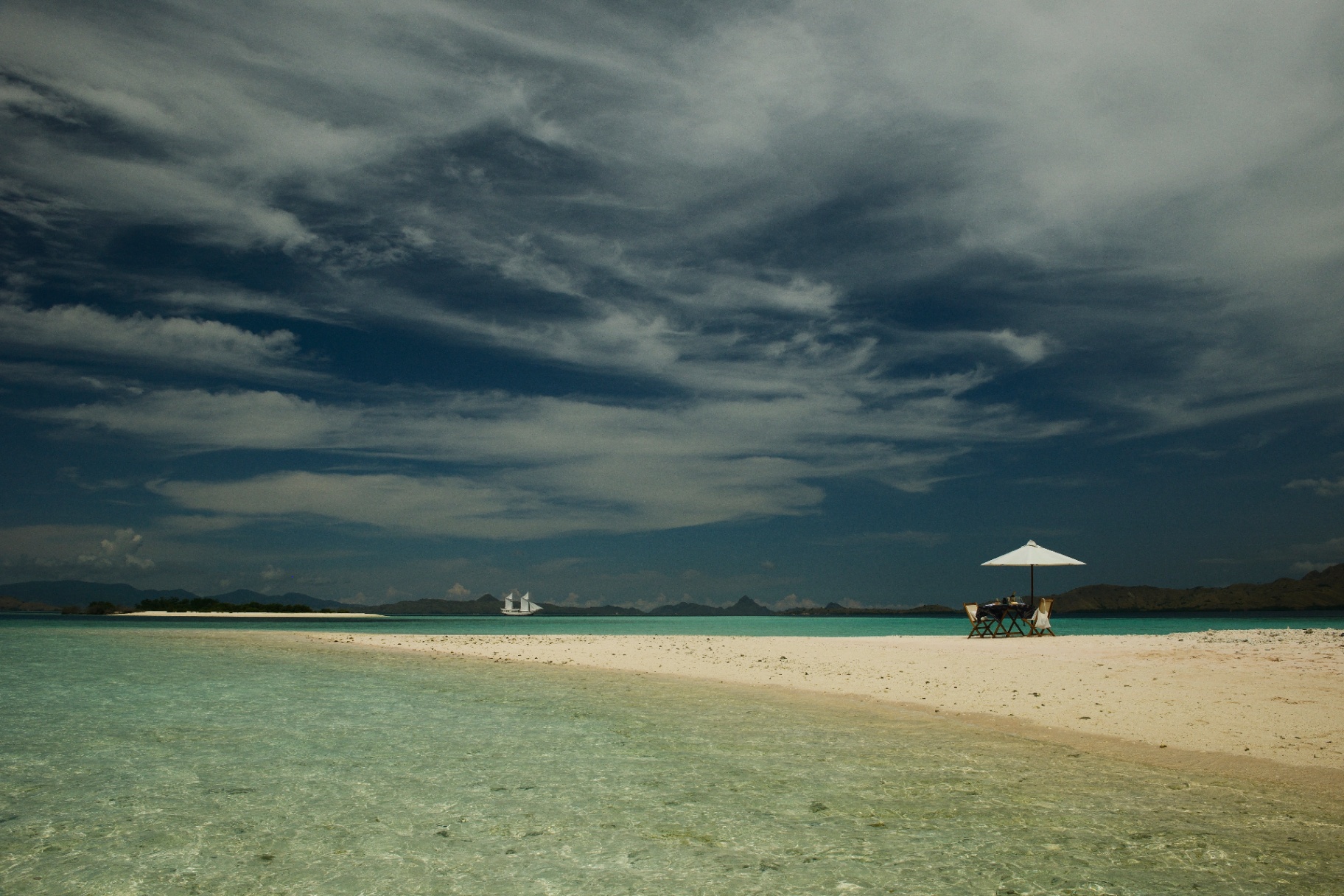 Alexa deck on private yacht in Komodo National Park