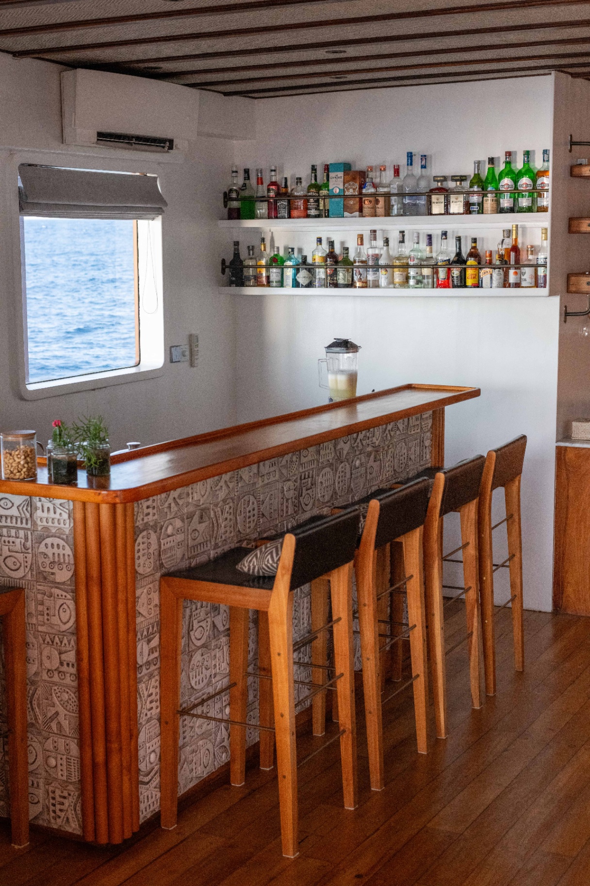 Rebel deck on private yacht in Komodo National Park