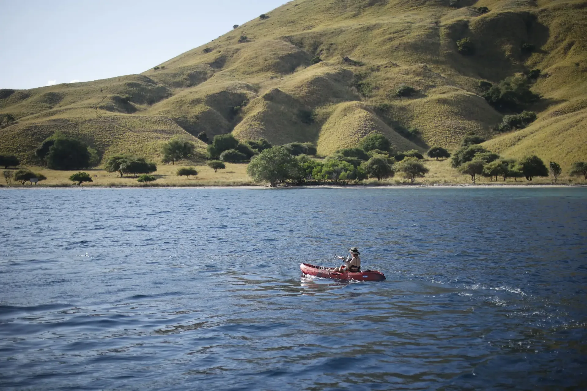 Ikan Kayu deck on private yacht in Komodo National Park