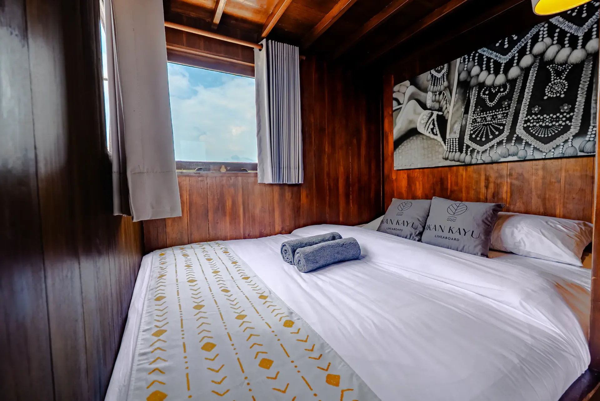 Ikan Kayu cabin for Komodo yacht charter