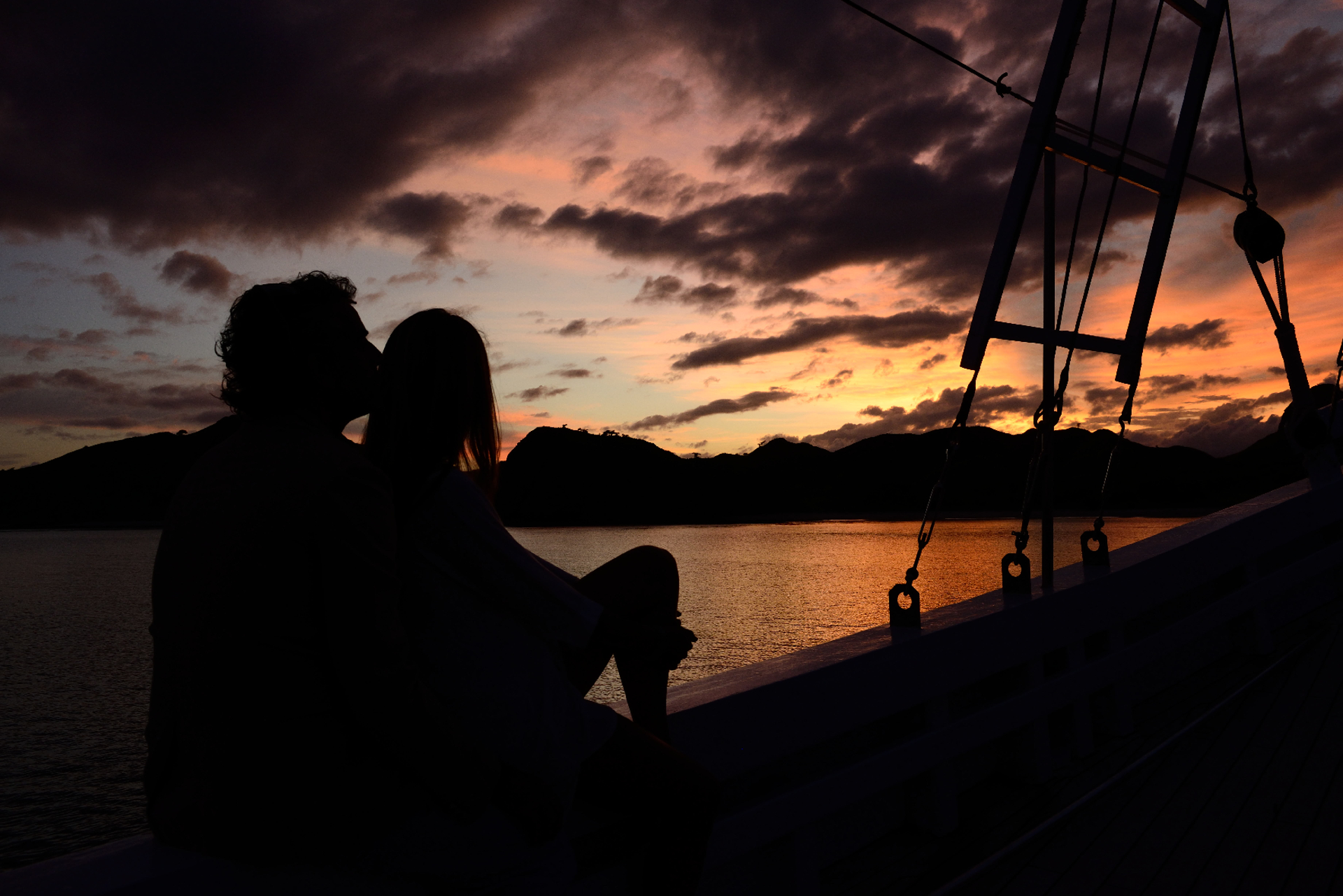 Alexa deck on private yacht in Komodo National Park