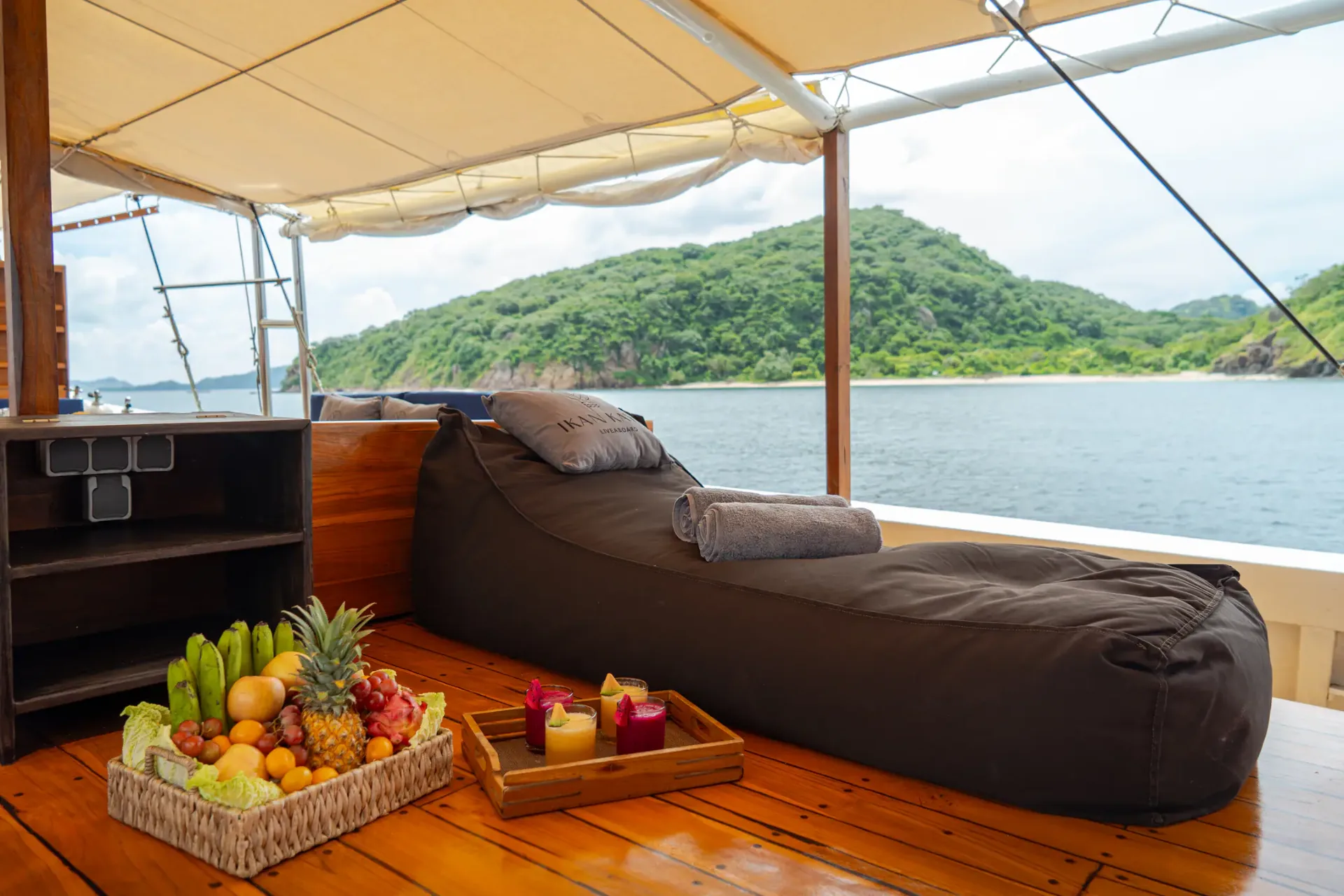 Ikan Kayu cabin for Komodo yacht charter