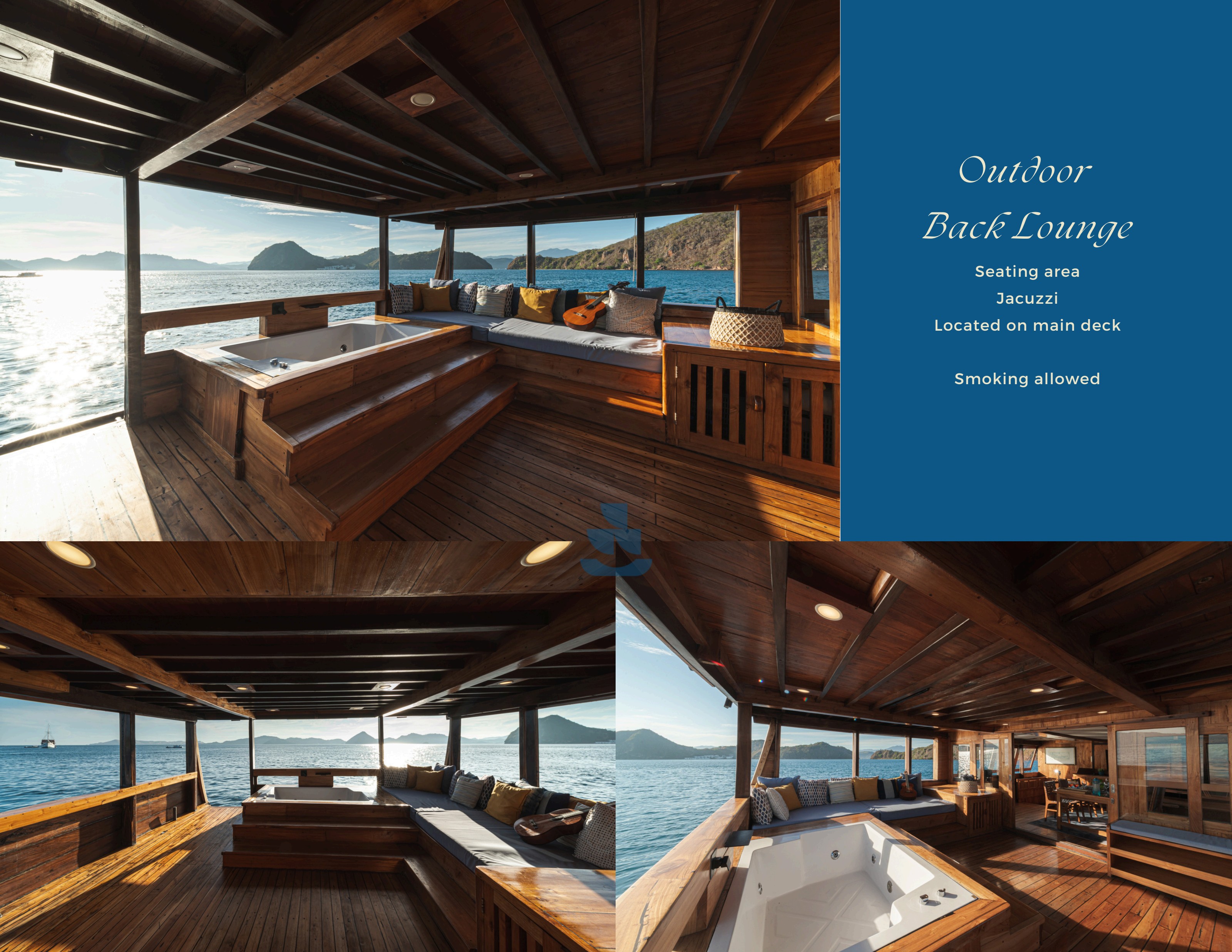 Augustine Phinisi cabin for Komodo yacht charter