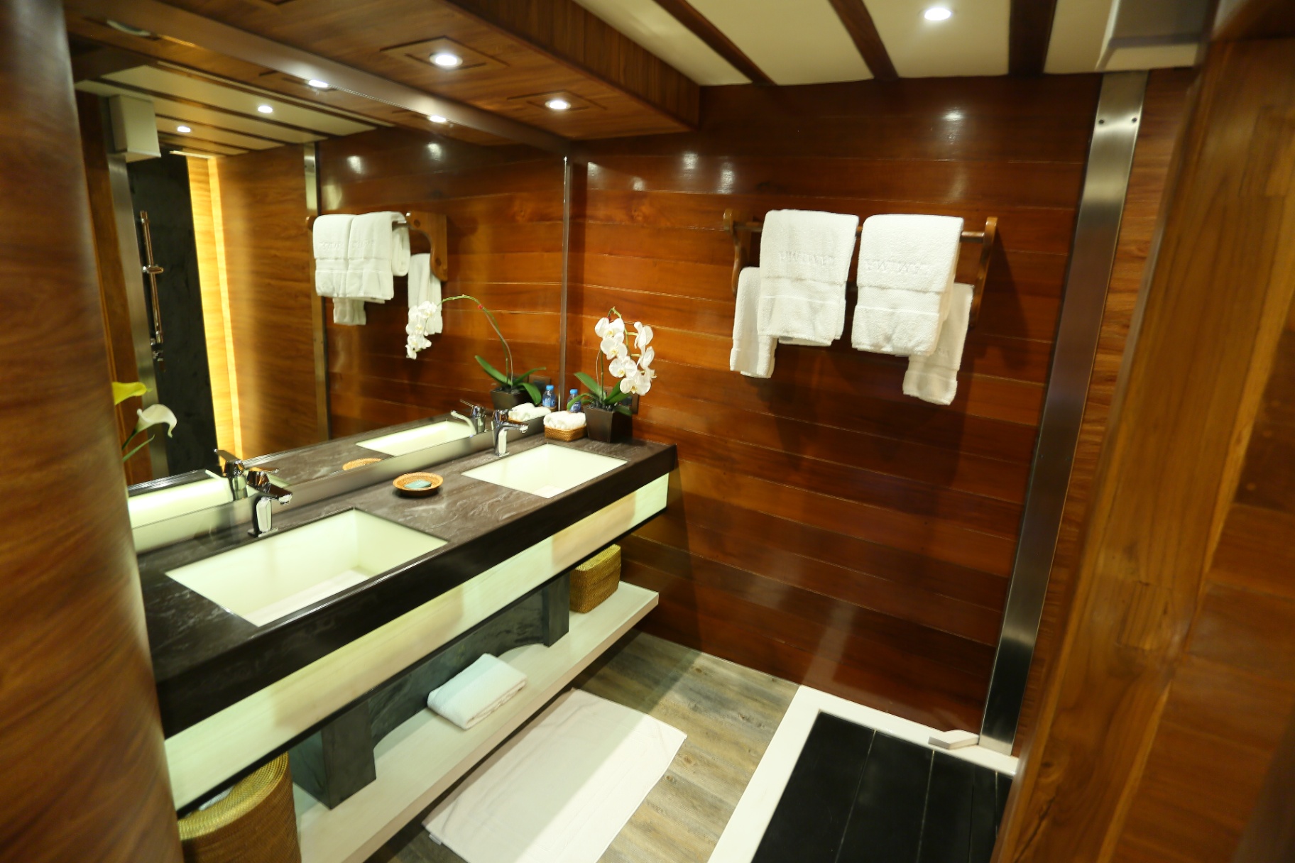 Lamima deck on private yacht in Komodo National Park